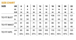 SPRING DRESS CHART